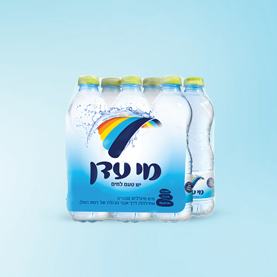 שישיית בקבוקי מים מינרליים 0.5 ליטר 